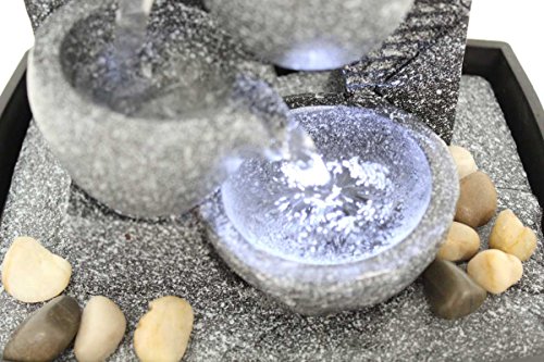 Zimmerbrunnen Springbrunnen mit LED KIOM FoBucket 10526 - 4
