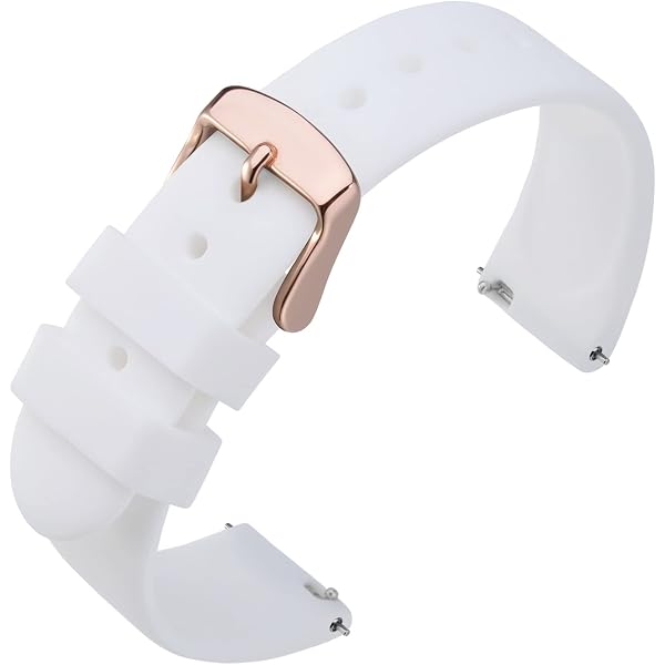Cinturino 19mm Per Popglory, Blackview, Letsfit, UMIDIGI, ID205, SW021 - Silicone Regolabile 12-21cm, Fibbia Acciaio
