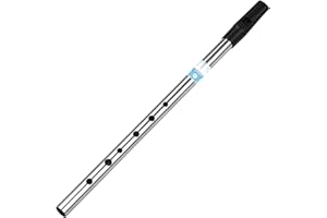 Lechnical Irish Whistle Flute Key of D 6 Holes Flute Wind Musical Instruments for Beginners Intermediates Experts