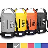※VERSÁTIL: Su equipo permanecerá seco incluso en condiciones adversas en estos bolsillos secos con fondo redondo. Ideal para barcos de motor, veleros, motos acuáticas, kayaks, canoas, camping, pesca, motocicletas, vehículos todo terreno, motos de nieve y porteadores. ¡Incluso puedes usarlo en la playa como refrigerador!