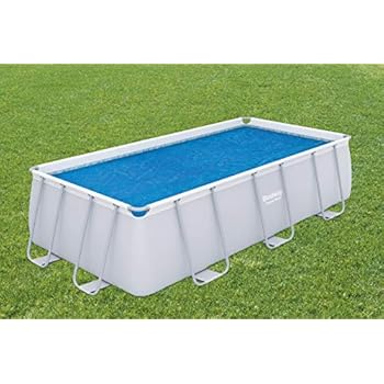 Bestway Bâche Solaire Rectangulaire 380 X 180 Cm Pour Piscine Hors