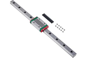 CNCYEAH MGN12H 500 mm miniaturowa prowadnica liniowa z blokami ślizgowymi MGN12H, łożysko liniowe, blok prowadzący do automatycznych urządzeń, precyzyjne przyrządy pomiarowe
