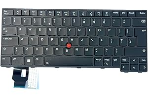 Gintai Keyboard Backlit Layout for Lenovo ThinkPad T14 / P14s / L14 Gen 3, L14 / T14 / P14s Gen 4 Keyboard Laptop Black (UK/English)
