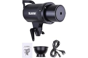 Godox SL-60W 5600K 60W LED Haute Puissance Torche Vidéo sans Fil avec Bowens Mount pour Photo Studio Photographie Video Recording