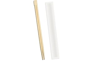 SHOBI 100 Bacchette Sushi Chopsticks 21 cm in legno di Bambù Biodegradabili confezionate singolarmente