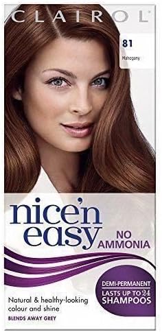 SIX PACKS of Nice N Easy Lasting Colour 81 Mahogany