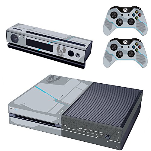 XMY Gray Simple Wrap Decal Skin Sticker Aufkleber for Microsoft Xbox One Console+Controllers COLOR NEW