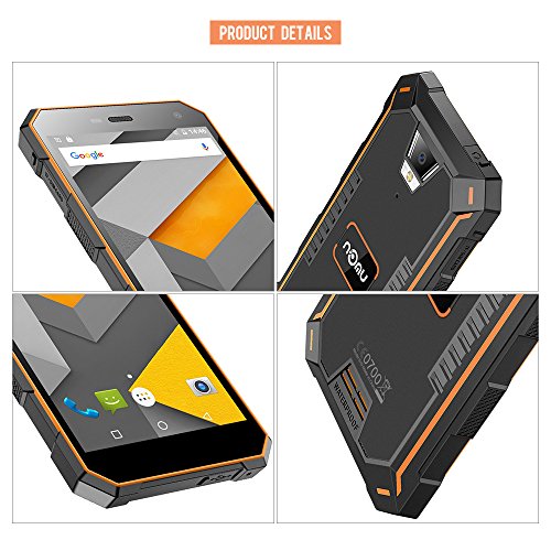 NOMU S10 4G Smartphone Cellulare Impermeabile IP68 Display 5.0 Pollici Android 6.0 Quad-Core MTK6737 1.5GHz 2GB+16GB Camera 8MP Dual SIM 5000mAh Antiurto Antipolvere Impermeabile