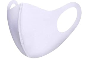 Komonee Adults Washable Reusable Face Mask Dustproof Cloth Mouth Cover Covering For Men Women Outdoors Indoors Cycling Ski Protection