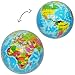 Produktbild 1 Stück _ Knautschball - " Erde / Welt / Globus / blauer Planet " - Anti Stressball - Softball - für Kinder und Erwachsene / lustiger Ball 8 cm - Fitnessball Knautsch Streßball bunter Antistressball - Weltkugel - Erdkugel