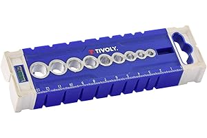 TIVOLY - Guida di foratura Pilot 5 - Per foratura perpendicolare del legno e del metallo - Ø da 4 a 12 mm