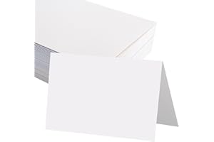 ‎JAGERGREEN JAGERGREEN 50 Klappkarten Blanko 12x17 Falt-Karten Weiß 200 g/m², 127x178mm Leere Doppel-Karten zum Selbstgestalten für Einladungen, Hochzeit Briefumschläge B6, DIY Grußkarten