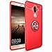 Produktbild Vectady für Huawei Mate 9 Hülle, Schutzhülle Case Handyhülle Silikon Hüllen Cover mit Ring Ständer Halterung Standfunktion Stoßfest Handytasche für Huawei Mate 9,Rot