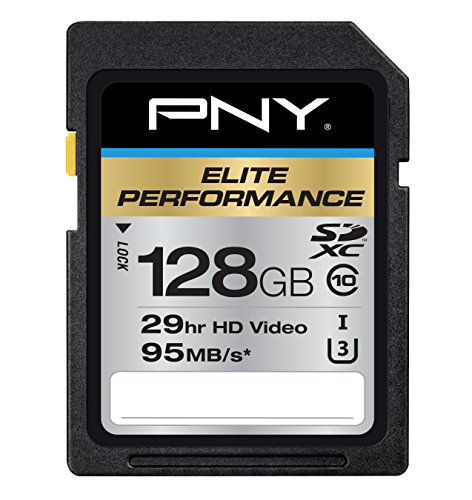 PNY 128GB SDXC Elite Performance Memory Card