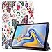 Produktbild JDDRCASE Handy Zubehör Hüllen, Eule Schmetterling Blume Löwenzahn Eiffelturm Design Smart Tablet Case Trifold Ständer für Samsung Galaxy Tab Advanced2 10.1 SM-T583 2019 (Pattern : 3)