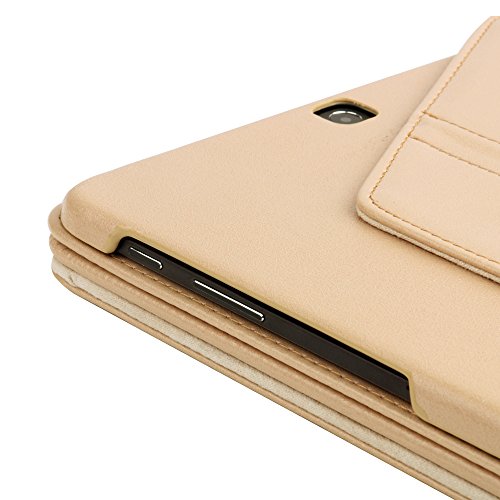 KVAGO Samsung Galaxy Tab S2 9.7 SM-T810 / LTE SM-T815 Bluetooth Tastatur（deutsche QWERTZ）Schutzhülle Keyboard Case mit einstellbarem Blickwinkel Funktion (360°Drehstandfunktion) - 7