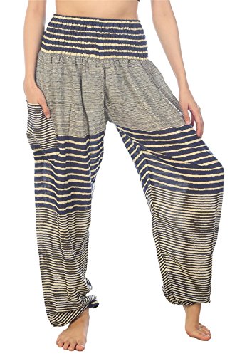 LofbazHarem Pants for Women Yoga Boho Hippie Clothing Womens Palazzo Bohemian Pajama Trousers Beach Indian Gypsy Genie Clothes