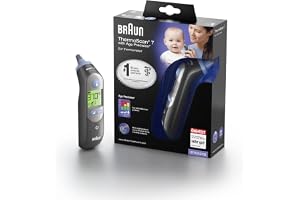 Braun ThermoScan 7 Örontermometer | Märke Nr. 1 bland läkare1 | IRT6520B | Age Precision-teknologi | Färgkodad digital display