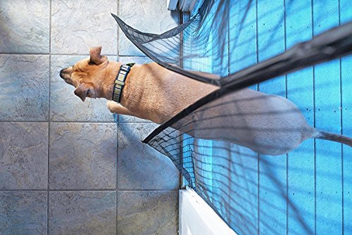 deroteno magnetisch Bildschirm Tür, Full Frame Klettverschluss. Passend für Türöffnungen bis zu 38 x 82-inch - 8