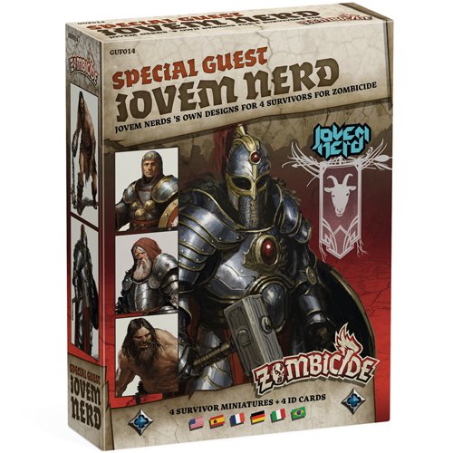 Preisvergleich Produktbild Asmodee nbsp;– UBIZBP14 – Zombicide – Black Plague – Special Guest Jovem Nerd