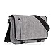 Produktbild Veevan Casual Flap-Laptop-Schulter Messenger Bag 15-Zoll (Grau)