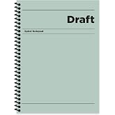 Keskin Color Kareli Sert Kapak Spiralli Draft Defter Yeşil 17x24