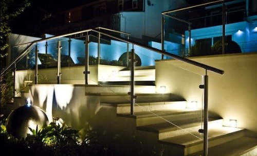 4tlg. Kenley Glashalter Glasklemme Glas Klemmhalter – Edelstahl AISI 304 – Spiegelnde Oberfläche - 6