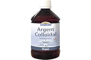 BIOFLORAL – Plata coloidal 20 PPM – Protección natural – Epidermis saludables – Fabricación francesa – 500 ml
