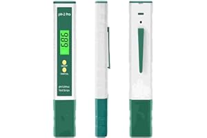 Homcoice Digital pH Meter with Litmus Test Strips Temperature