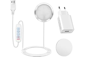 Hoembpn kit d’éclairage de Lampe LED Imprimante 3D pour Bambu Lab A1/A1mini/P1S/P1P/X1C,Créatif Modèle de Veilleuse 3 Modes de Lumière Blanche avec Adaptateur USB(Blanc Froid, Blanc Chaud, Blanc Norma