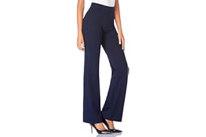Tapata Donna 71cm/76cm/81cm/86cm Pantaloni Bootcut Elasticizzati a Vita Alta, Tall/Regolare/Pettie per Ufficio Affari Casual