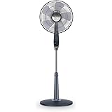Rowenta VU5675F0 Turbo Silence Extreme Ventilatore da Terra, Ventola Silenziosa, Efficienza Energetica, Telecomando, Oscillaz