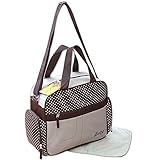 GMMH 2 tlg Wickeltasche Pflegetasche Windeltasche Babytasche Farbauswahl beige 2130