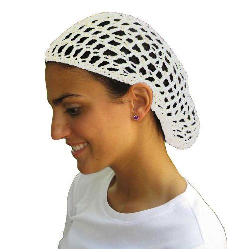 White Hair Net - Snood