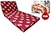 Story@Home MAT_1401-FY1220 4-inch Single Size Foam Mattress (Maroon, 72x35x4) RS.3299.00