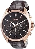 Hugo Boss Herren-Armbanduhr XL Driver Chronograph Quarz Leder 1513036