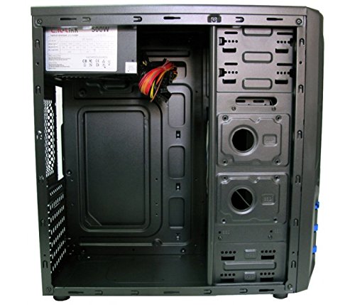 L-Link LEONIS - Caja ATX-Micro  USB 3 0  con fuente 500 W  color negro