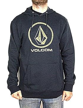 Volcom Faded Stone Pullover Fleece Hood Black