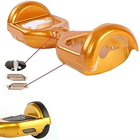 HanXiang Scooter Outer Shell Cover Case Scratch Protector Replacement DIY For 6.5 Inches 2 Wheels Self Balancing Scooter Hoverboard (Gold)