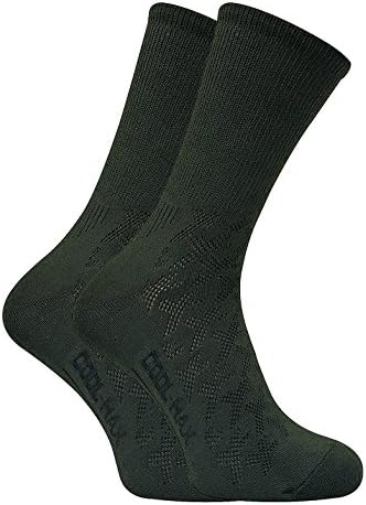 Dr Hunter2 Pairs Mens Coolmax Lightweight Breathable Anti Odour Hiking Socks for Walking Boots
