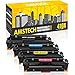 Price comparison product image Amstech 4 Pack Compatible for HP410X HP 410A 410X CF410A CF410X CF411X CF412X CF413X Toner Cartridge for HP Color Laserjet Pro M477fdw M477fnw M477nw M477 M452 M452nw M452dn M452dw M377dw Printer