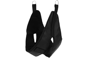 WYTINO Cinghia di trazione del collo cervicale, correzione della postura del collo regolabile Correzione della cura del collo per alleviare il dolore al collo posteriore, regalo per la festa del papà(Nero)