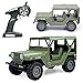 Produktbild Hbwz Ferngesteuertes Off-Road-Jeep 1:14 Full-Scale-Kletterndes Auto 2,4 GHz 4WD Dämpfung Militärkommando Automodell mit LED-Scheinwerfern für alle Erwachsenen- und Kinderspielzeuge,ArmyGreen