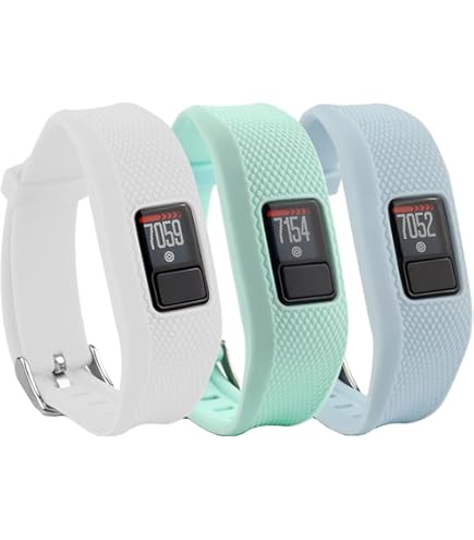 Bracelet De Montre Silicone Pour Enfant - Compatible Garmin VivoFit Jr / Jr 2, Boucle Acier
