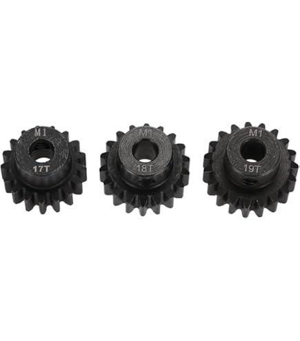 DollaTek Kit 5 Pignons Motoréducteurs 48DP Pour Voitures RC 1/10 - 21T à 25T