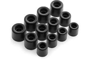 Okuli 12 x Pianka Końcówki Douszne Kompatybilny z Słuchawki (Mały, Średni, Duży) - 5.5mm