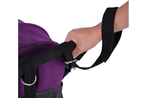 TENPAC Kinderwagen Sicherheitsgurt, verstellbar, Rollstuhl-Handschlaufe, Komfortabel Langlebig Neoprenband, Große weiche Hundeleine, für Straßenrollstuhlhaken, Wagen, Sicherheitsvorkehrung