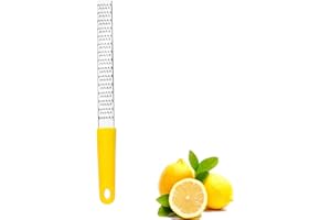 CERIOLL Râpe à Cuisine, Râpe De Cuisine Fine, Râpe À Zesteur, Râpe De Qualité Supérieure, Râpe À Fromage Manuelle, Zesteur Agrumes, Râpe À Main, Rappe Zeste Citron, Rappe Cuisine, Zesteur Agrumes INOX