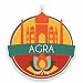 Produktbild 2 x 10cm/100mm Agra Indien IndischeVinyl Selbstklebende Sticker Aufkleber Laptop Reisen Gepäckwagen Cool Zeichen Spaß #9491