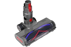 KENVOR Bürste Kompatibel mit Dyson V7 V8 V10 V11 V15 Staubsauger, Eelektrobürste mit Direktantrieb und LED-Leuchten für Hartböden und Parkett